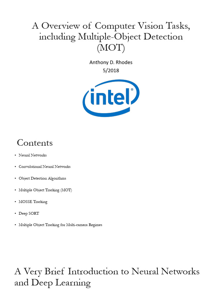 Overview of Multiple Object Tracking | PDF | Deep Learning | Force