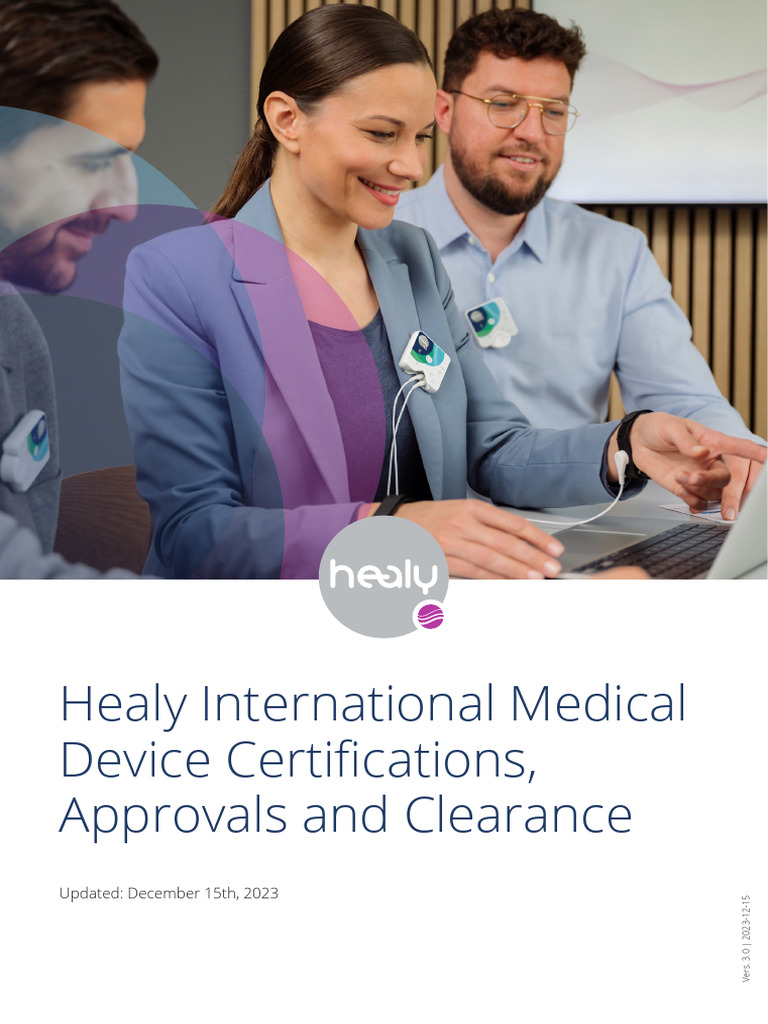 Healy Medical Device Certifications Overview | PDF | Medical Device ...