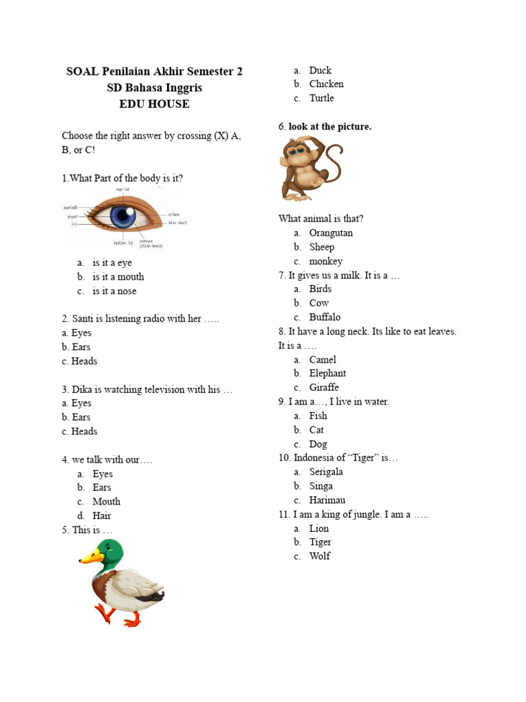 Kelas 2 Bahasa Inggris Pdf