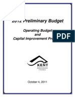 2012 Preliminary Budget