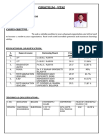 Curriculum - Vitae: Akhilesh Kumar Parsai