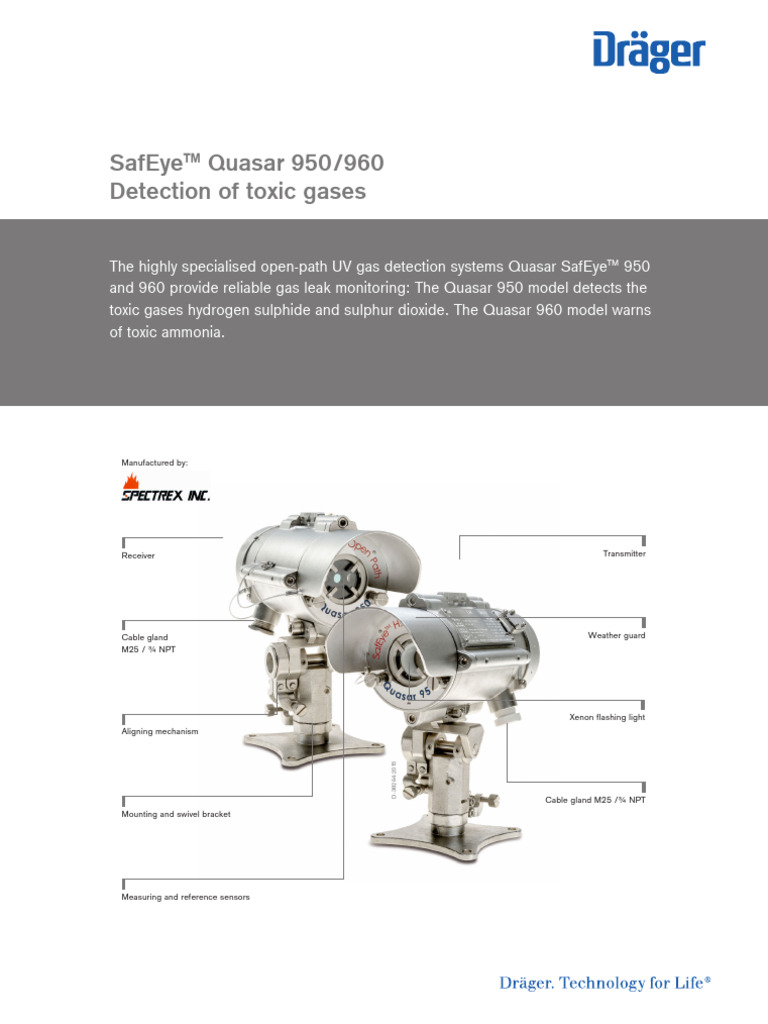 Spectrex Safeye Quasar 950 960 Pi 9072448 en Master | PDF | Gases