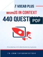 BOOK 4. DSAT Vocab Words in Context Questions (440Q) by VA
