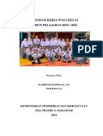 Program Kerja Wali Kelas X.2 - Wahidah Mappigau, SP