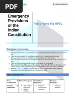 Upsc Emergency Provisions of Indian Constitution Pdfs Template F80ce679