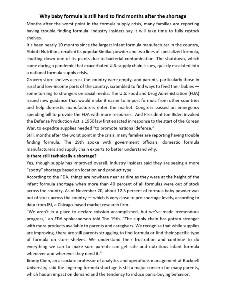 why-baby-formula-is-still-hard-to-find-months-after-the-shortage