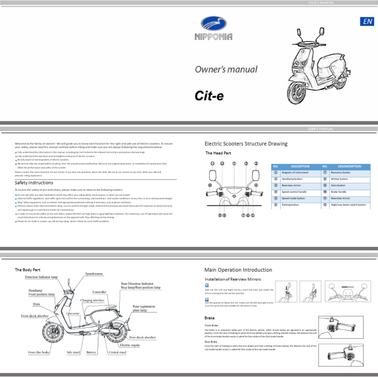 Cit-E Owner's Manual - v.04.21 | PDF | Battery Charger | Ac Power Plugs ...