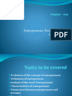 CH 1 Concept of Entrepreneur