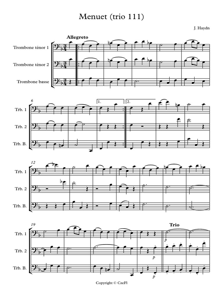 Menuet | PDF