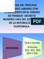 Esquema Del Proceso Ordinario Laboral