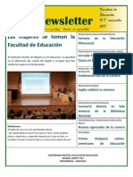 Newsletter 7 - Facultad de Educación