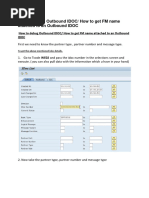 How To Debug Outbound IDOC