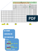 外贸订单收汇利润订单统计表1