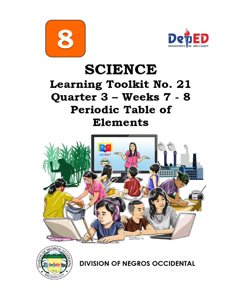 Grade 8 science q3 week 7 8 set 21 periodic table of element