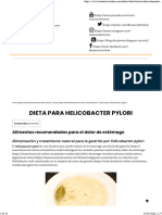 Dieta Para Helicobacter Pylori – Botanical-Online