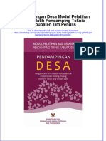 Full Download Pendampingan Desa Modul Pelatihan Bagi Pelatih Pendamping Teknis Kabupaten Tim Penulis Online Full Chapter PDF