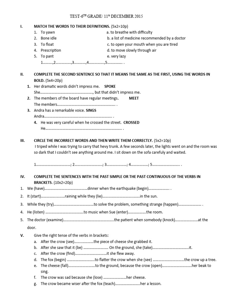 Cls A 6 A L1 Test+exercises | PDF | Guy Fawkes | Loch Ness Monster