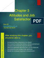 OB Chapter 3 Attitude and Job Satisfaction - Noor Ali