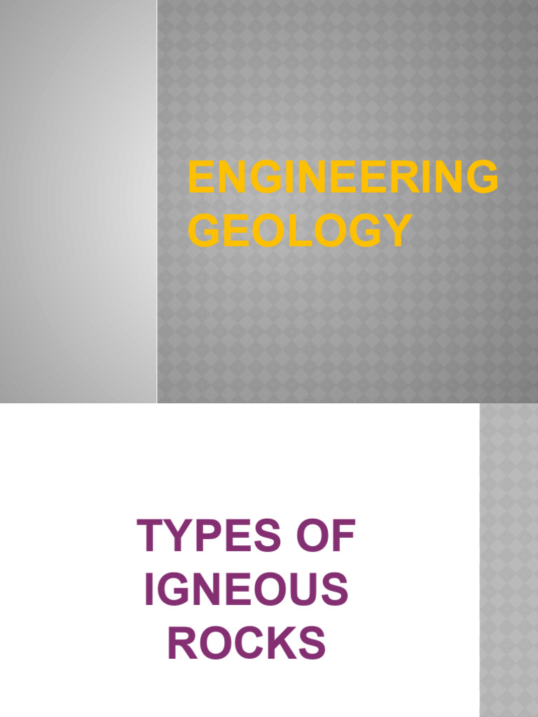 Types of Intrusive Igneous Rocks | PDF | Igneous Rock | Rocks