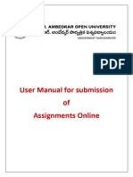 BRAOU Assignment UserGuide PDF