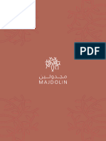 Majdolin Menu - Print-Ready