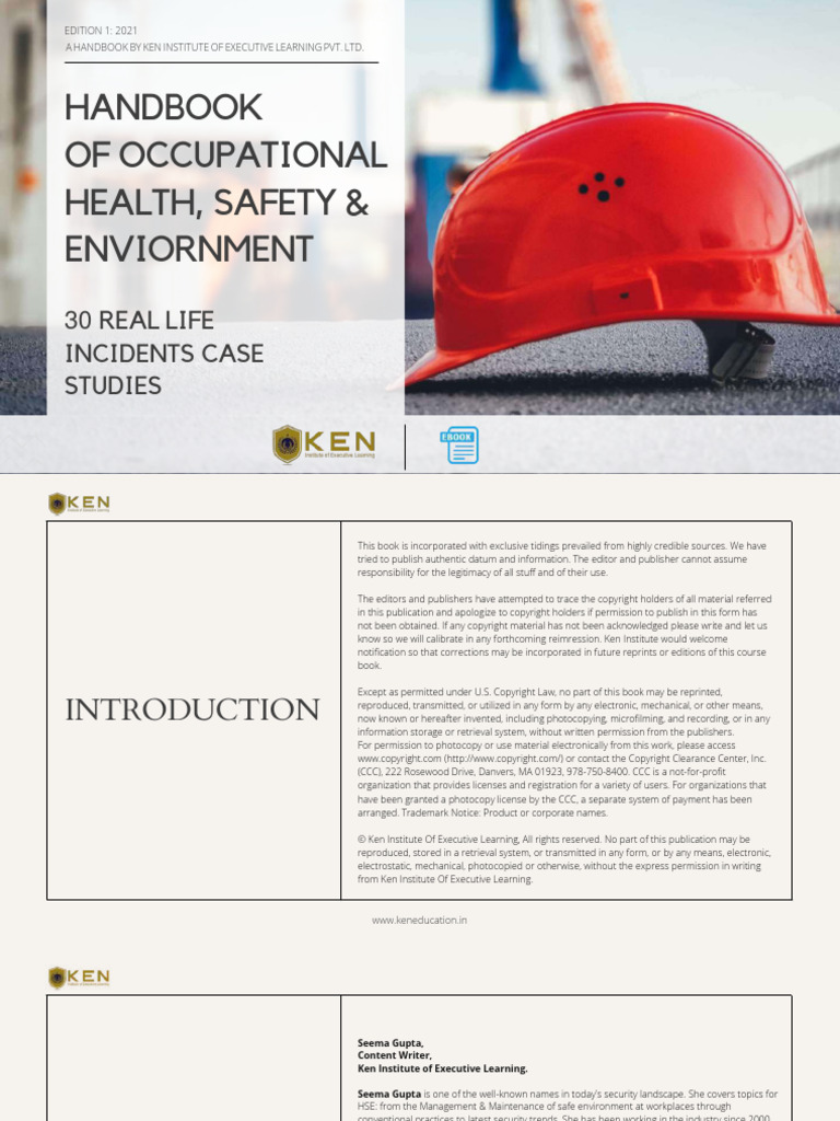 Handbook of Occupational Health Safety Environm | PDF | Epidemiology