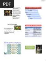 Chap2 - Personality - Attitudes and Work Behavior