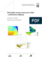 Renewable Energy Resources in Mali