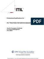 ITIL Foundation Certificate Syllabus v5.3