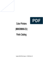 Color Printers (M065/M066-EU) Parts Catalog
