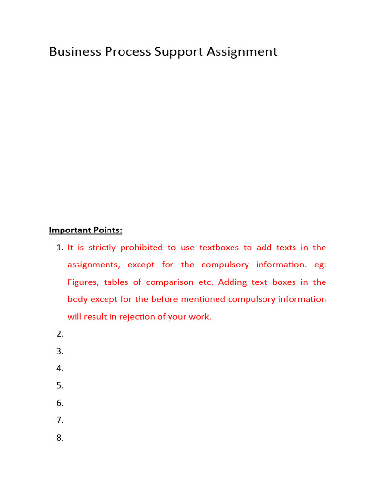 Business Process Support Guidelines | PDF | Plagiarism | Word Processor