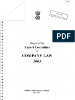 May 2005, J. J. Irani Report of the Expert Committee on Company Law