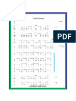 Partitur Tanduk Majeng