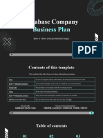 Database Company Business Plan by Slidesgo