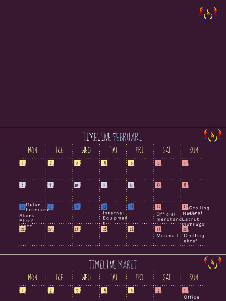 Timeline Himaka Terbaru | PDF