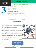 Design Principles for Riveted Joints | PDF | Rivet | Stress (Mechanics)