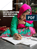 Blueprint For Joint Action - Five Accelerators For Refugee Inclusion