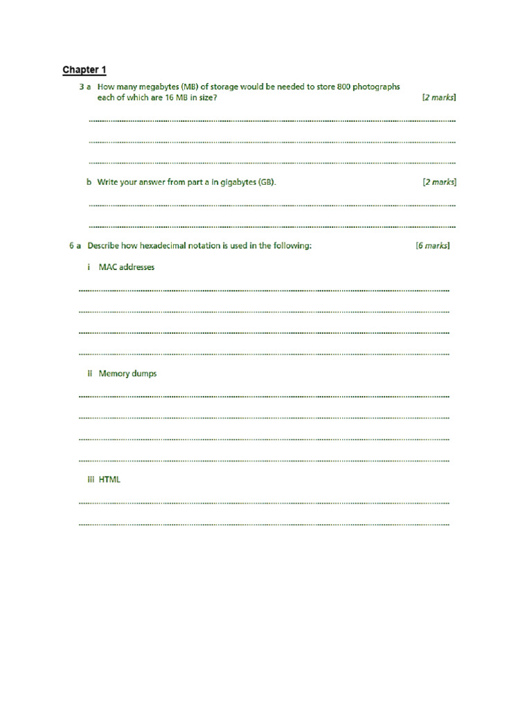 Overview of Document Chapters | PDF