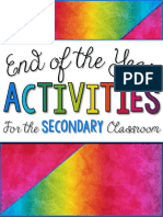 Secondary: For The Classroom