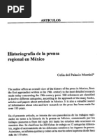 Historiografia de La Prensa Regional en Mexico - Del - Palacio