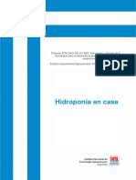 INTA CRChaco-Formosa EEAColoniaBenitez Olmos SE Hidroponía en Casa