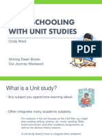 Homeschooling With Unit Studies Workshop Notes