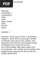 Cinderella Drama Script