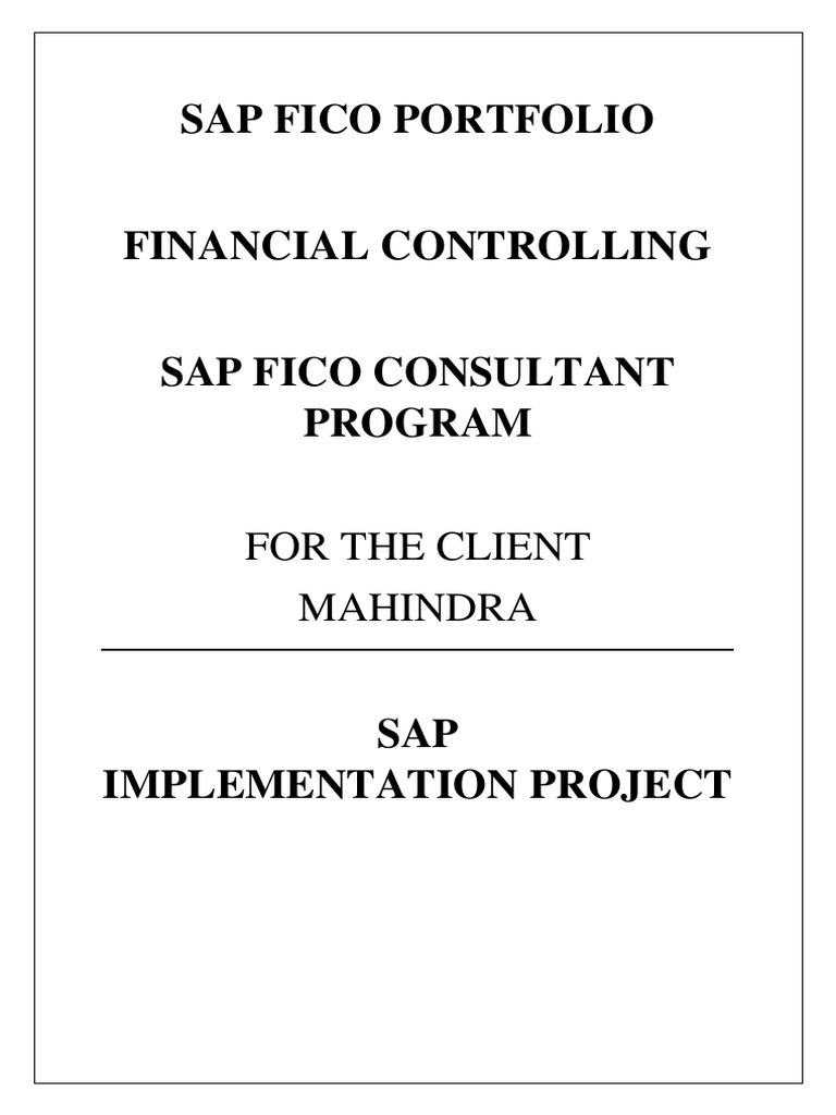 mahindra-sap-project-2-pdf-enterprise-resource-planning-cloud