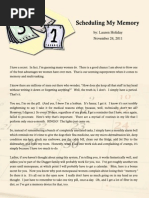 Download Scheduling My Memory by Lauren Holiday SN73694363 doc pdf