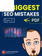 15 BIGGEST SEO Mistakes to Avoid - Part 2!