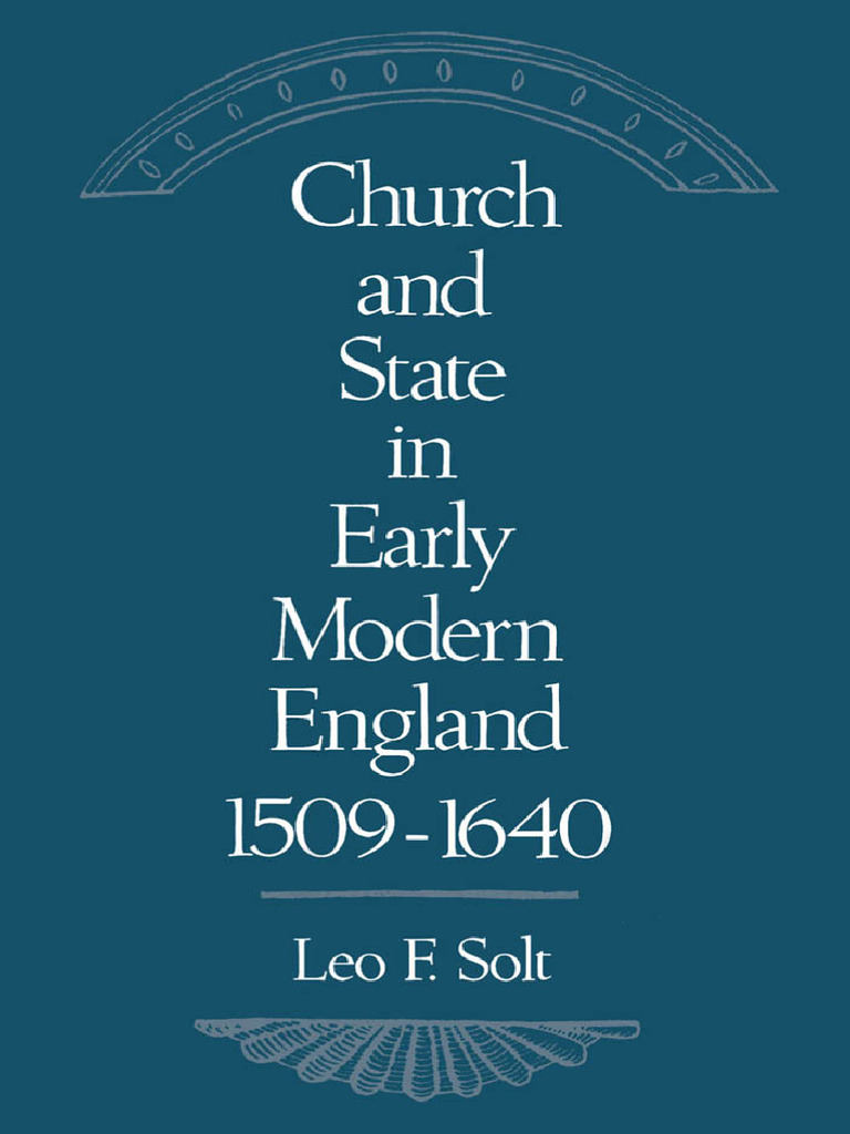 Church and State in Early Modern England, 1509-1640 (PDFDrive) | PDF | Pope