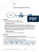 Lab 4 - Use Wireshark To Examine Ethernet Frames