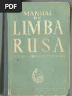Download Manual de Limba Rusa 1961 by Marius Parvan SN73694857 doc pdf
