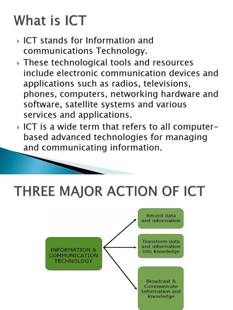 what is ict